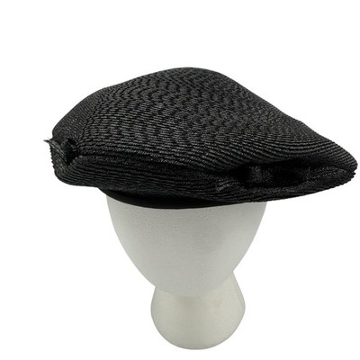 Norman Durand Original Vintage Hat Norman Durand Original Designer Black Hat from the 1950-60s  main image 3