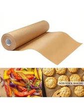 65.5FT Baking Parchment Paper Roll – Unbleached Non-Stick Cooking Paper