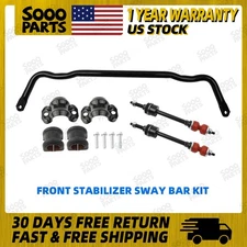 Front Stabilizer Sway Bar Kit W/ Bushing & Pair Bar Link 55398938AC For Ram 1500