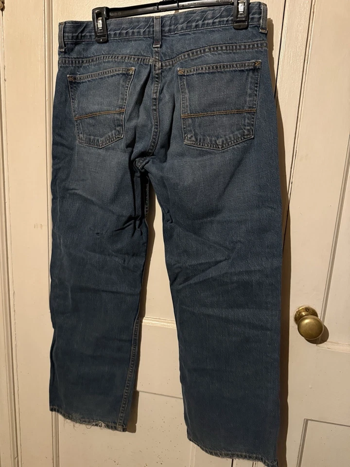 arizona jean co relaxed Straight Jeans boys Size 18 Husky 32W Casual Denim - Image 3 of 4