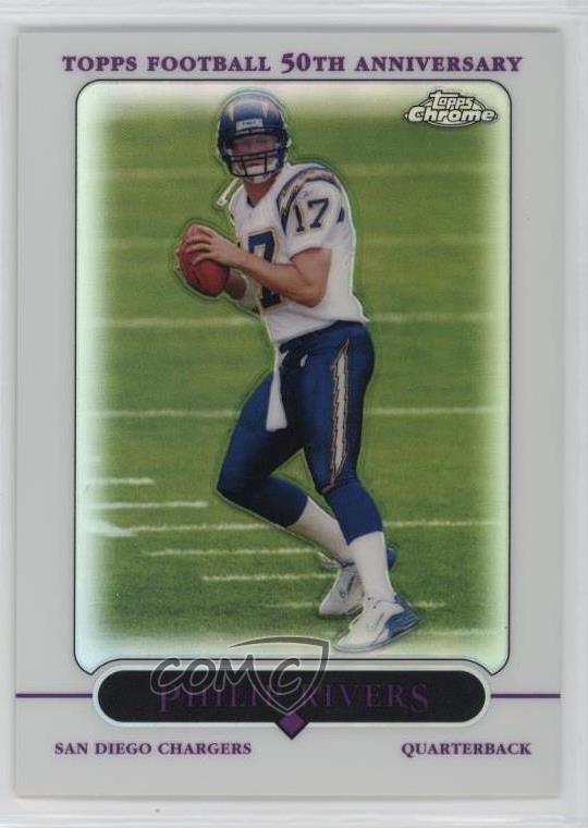 2005 Topps Chrome Refractor Philip Rivers #35 00jz