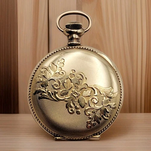 Antique 1874 Waltham Crescent St 1800s 15j Hunter Pocket Watch Engrave Rare