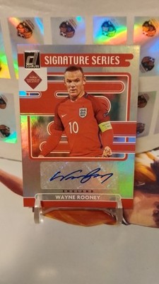 Wayne Rooney Auto 2021/22 Panini Donruss Signature Series England Manchester Uni