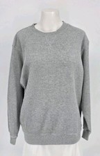 Aerie Grey Waffle-Knit Oversized Pullover Sweater Women's Size XS