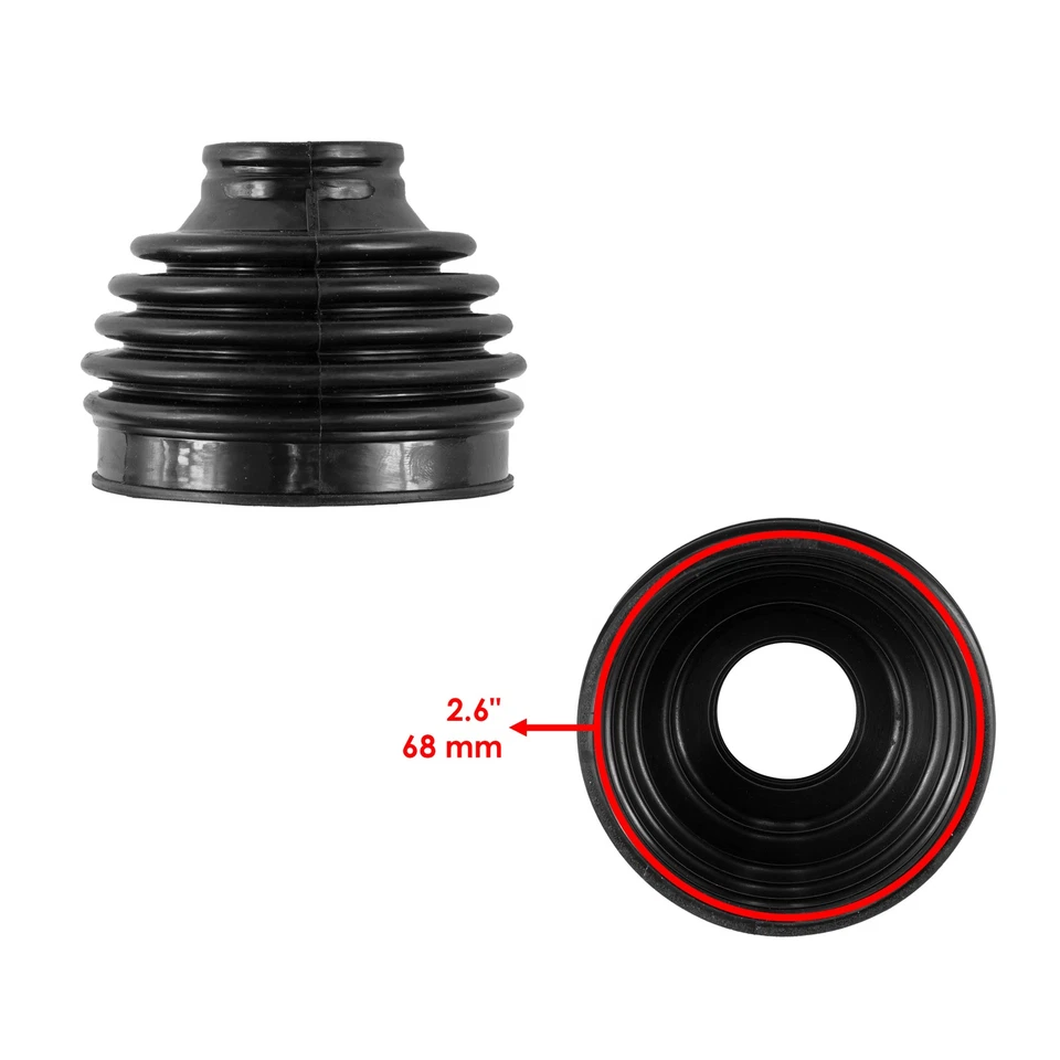 Juego de botas de eje de transmisión delantero Caltric para Kawasaki Prairie 400 KLV400 4x4 1997-2002 Foto 2 de 4