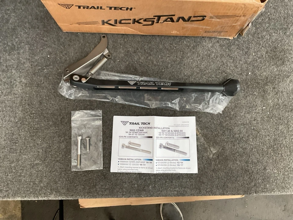 Trail Tech Kickstand Yamaha 2005-2018 YZ250 / YZ125 Yamaha YZ Kickstand 5202-00 - Image 3 of 4