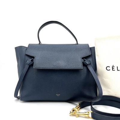 Celine Belt Bag Mini 2way Phoebe Period Navy