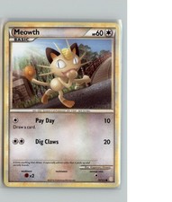 Meowth Common HeartGold SoulSilver 75/123 NM on eBay