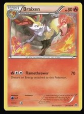 Braixen 26/162 : Uncommon Mint/Near Mint Pokemon Card : XY08: BREAKthrough