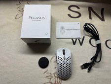 Finalmouse Starlight-12 Pegasus Medium Wireless White Gaming Mouse Used Tested