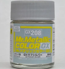 GSI Creos Mr Hobby Metallic Color GX208 GX Rough Silver 18mL Primary Paint USA