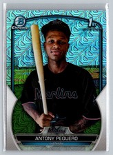 2023 Bowman #BCP-62 Antony Peguero Chrome Prospects Mojo Refractors