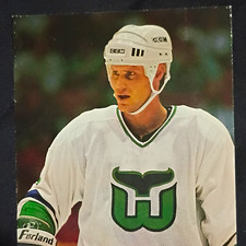 Topps Zarley Zalapski Hartford Whalers Rookie #165 NHL Ice Hockey Card. rookie card picture