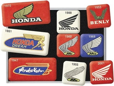 Nostalgic-Art - 9tlg. Kühlschrank-Magnetset - Triumph - Model Chart
