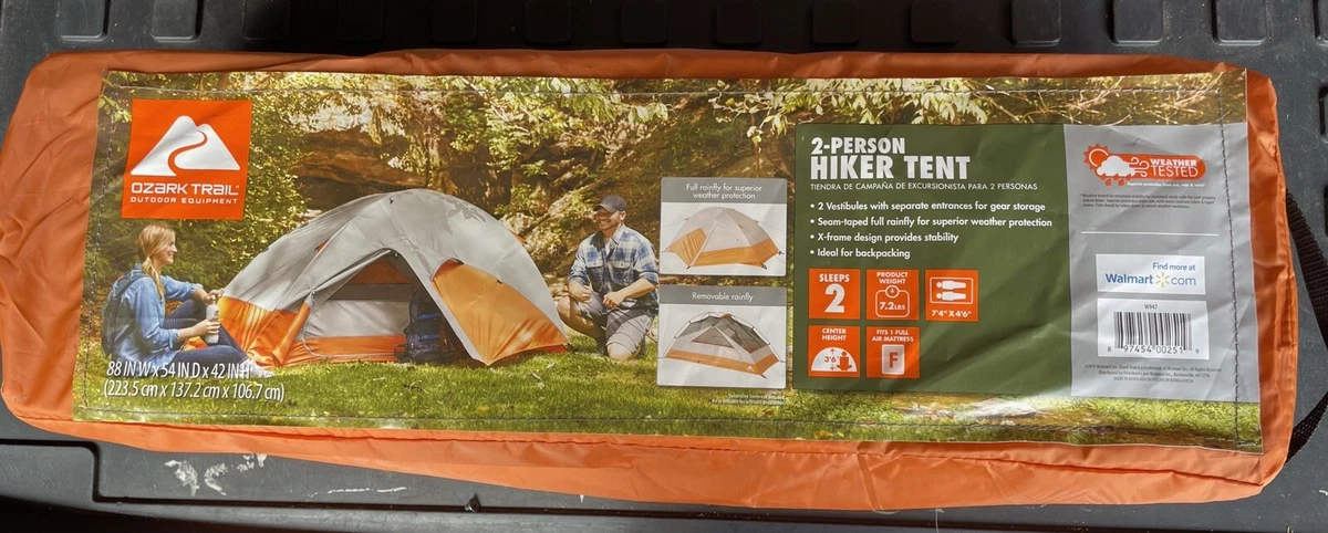 Ozark Trail 2 Person Hiker Backpacker Camping Tent NEW ✓✓ SHIPS TODAY ✓✓