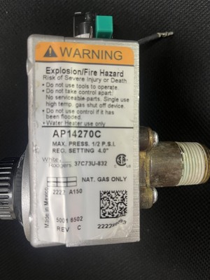 Genuine OEM Rheem Richmond White Rodgers Water Heater Natural Gas Valve  AP14270C | eBay