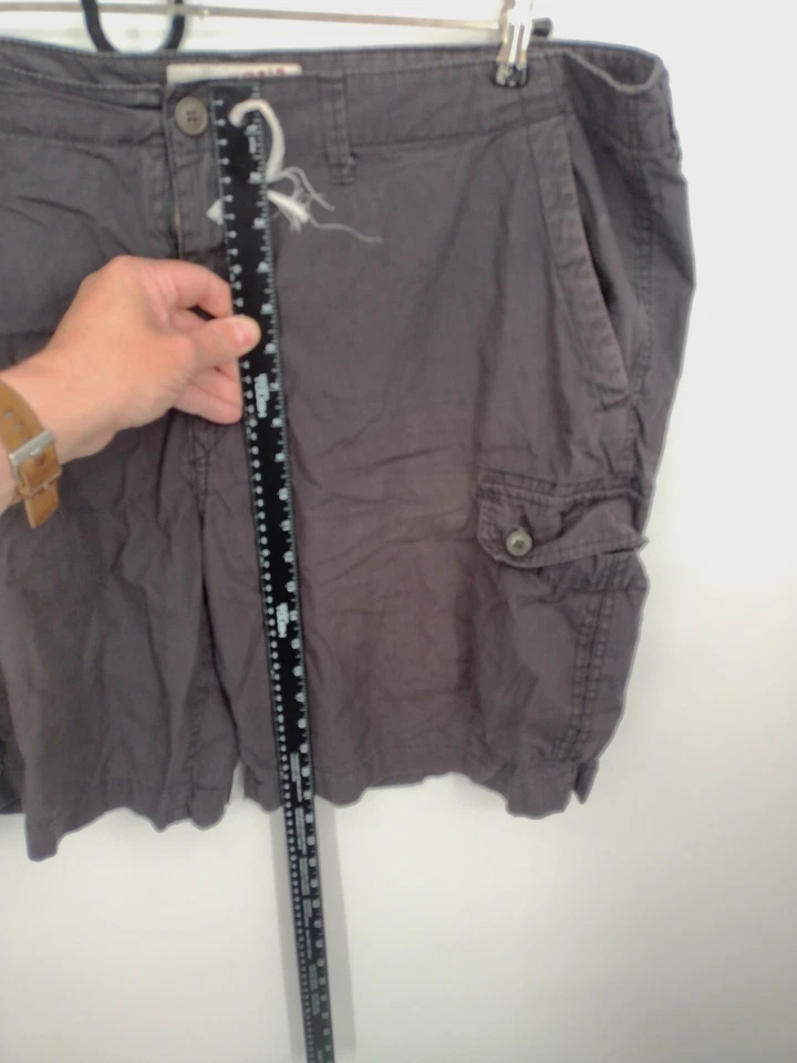 Shorts jeans masculino Arizona 42 preto carga militar fadiga algodão utilitário  - Imagem 4 de 4