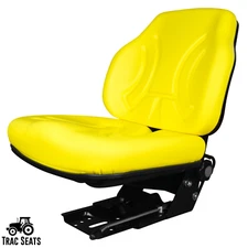 Yellow Suspension Seat for John Deere Tractor Part Numbers RE61377 & RE188293