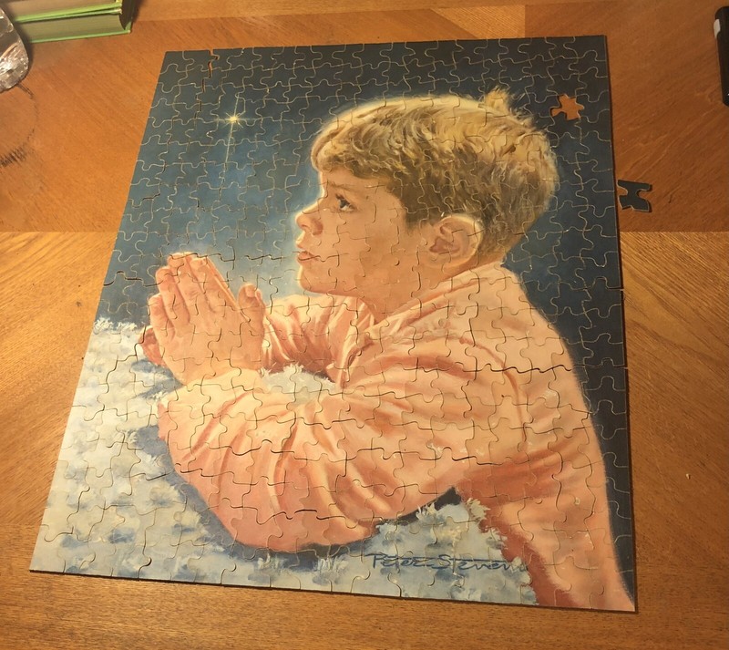 Vintage Perfect Picture Puzzle-1 Piece Name ( THY KINGDOM COME ) 