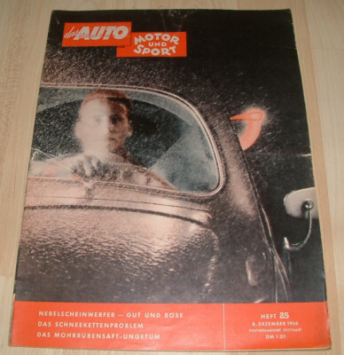AMS 25/56 Borgward Isabella Coupe, Autoradios, Schneeketten, Lotus Formel 2