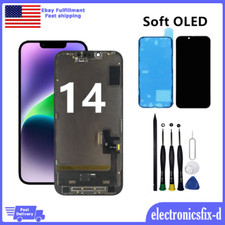 US Replace For iPhone 14 Soft OLED Display LCD Touch Screen Digitizer Assembly