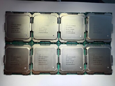 Lot of 8 Intel Xeon E5-4655 V4 2.5GHz SR2SH LGA2011 Server CPU Processor