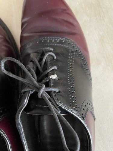 Vintage Dexter all Leather Men's dress Oxford shoes size 8.5 leather sole - Picture 6 of 8