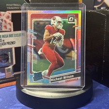 2023 Panini Donruss Optic - Rated Rookie #204 Michael Wilson (RC) Silver