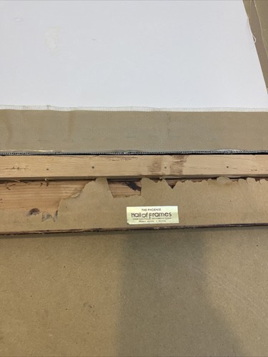 Vintage Red Aztec Mayan Needlepoint Finished Framed Piece Signed JP Square - Picture 10 of 10