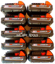 10 New Genuine 18V Milwaukee 48-11-1820 2.0 AH Batteries M18 18 Volt CP Compact