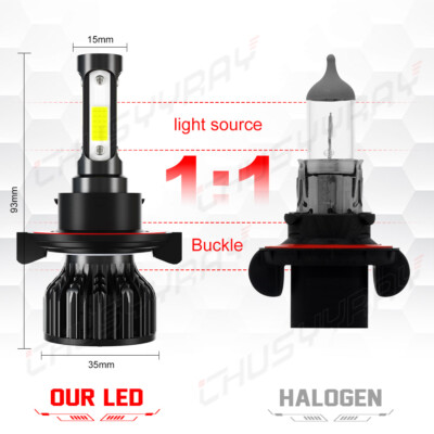 XFLHEHD LED Fog Light Bulbs - Fits 2007-2014 GMC Yukon, 5202 Bulb Combo - View #10