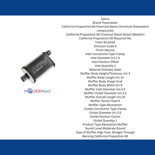 Flowmaster FlowFX Muffler 71226 - Picture 9 of 9