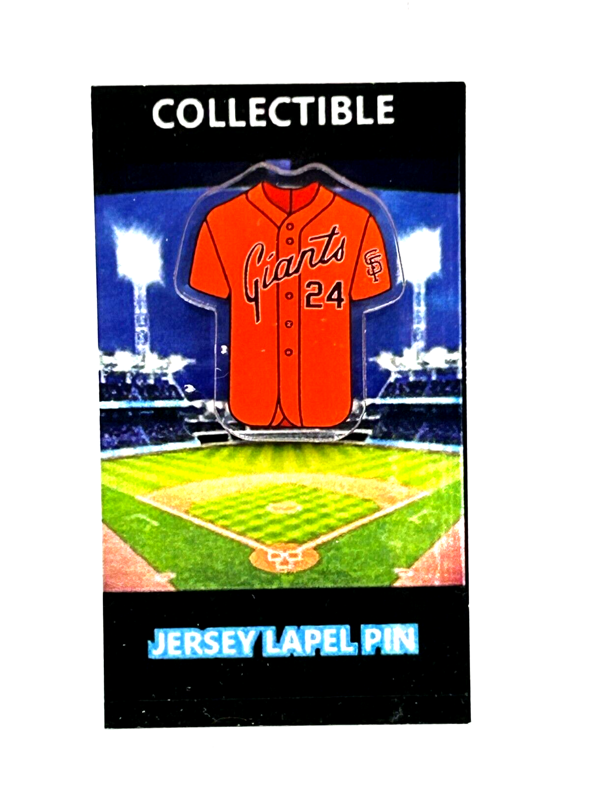 San Francisc Giants Willie Mays  jersey lapel pin-Classic Collectible-SAY HEY