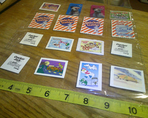 vintage lot 16 miscellaneous paper Cracker Jack premiums prizes m10