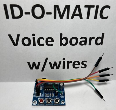 ID-O-MATIC 4 repeater controller VOICE BOARD w/WIRES - MUST READ AD!