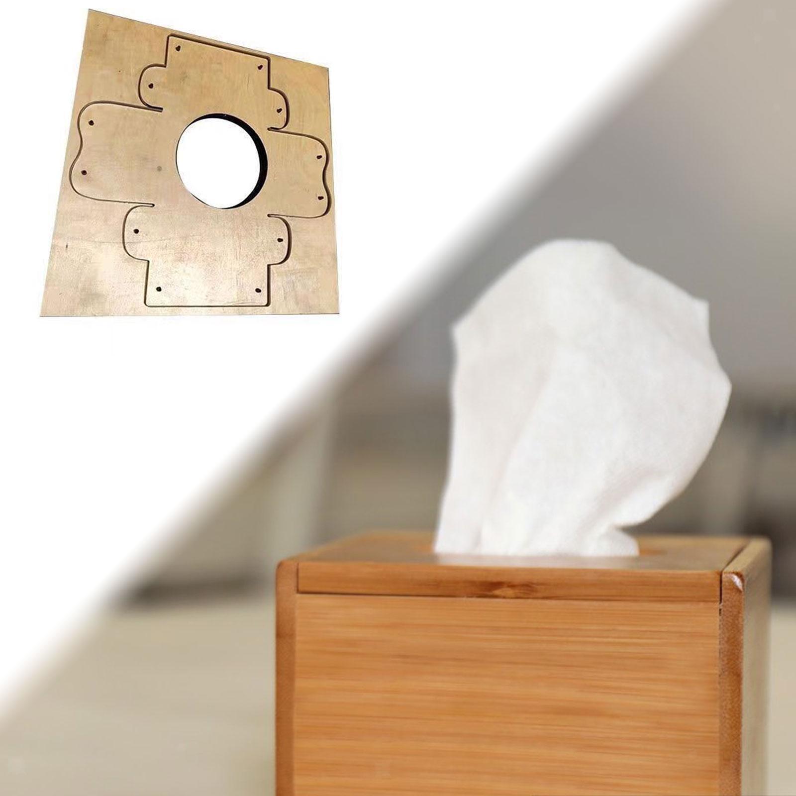 Leather Tissue Box Template DIY Craft Kit for Easy Art & Gift Making
