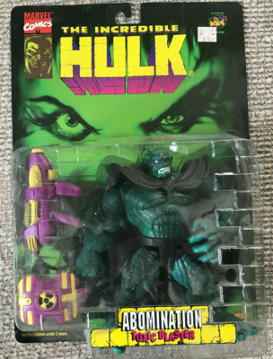 MARVEL THE INCREDIBLE HULK SERIES ABOMINATION FIGURE MOC TOYBIZ 1997 