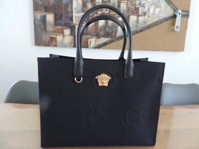 Versace Handtasche La Medusa Grosse Tote Bag - Shopper - schwarz / gold - NEU -