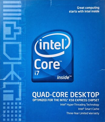 Intel Core i7-920 2,66 GHz Quad-Core BX80601920 Prozessor OVP Inst.-Anweisung