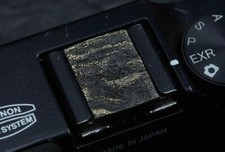 Camera Hot Shoe Cover Copper Alloy Rock texture For Fuji Nikon Sony Canon Leica