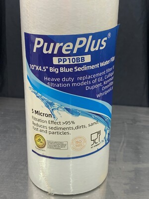 Pureplus PP10BB Water Filter Cartridge 5 Micron 10'' x 4.5