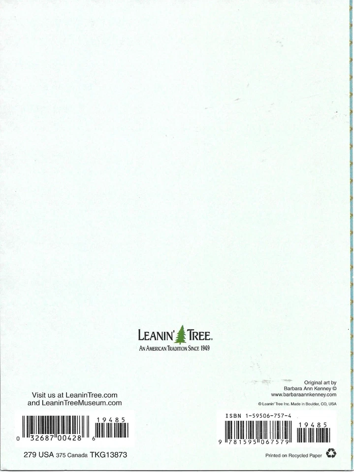 Blue Butterfly Butterflies Kindness Thank You Greeting Card By Leanin' Tree - Image 3 of 4