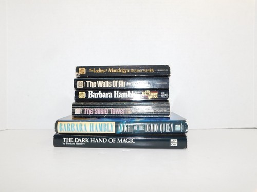 6 Vintage Barbara Hambly Fantasy Lot*Knight of the Demon Queen*Silent Tower - Picture 2 of 3