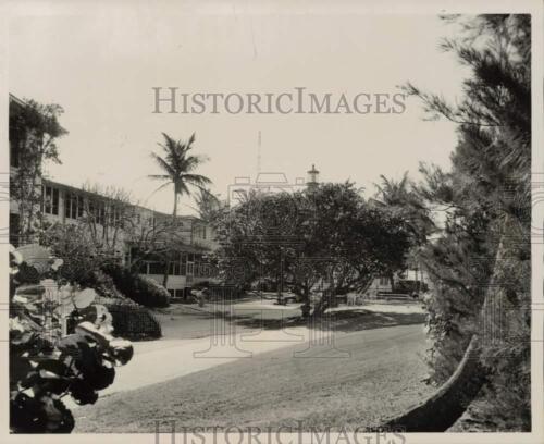 1958 Pressefoto Hillsboro Club am Hillsboro Beach in Florida - lry14479