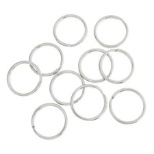 Stainless Steel Split Rings 20mm x 1.6mm - Open 14 Gauge - 10 Rings - Z689