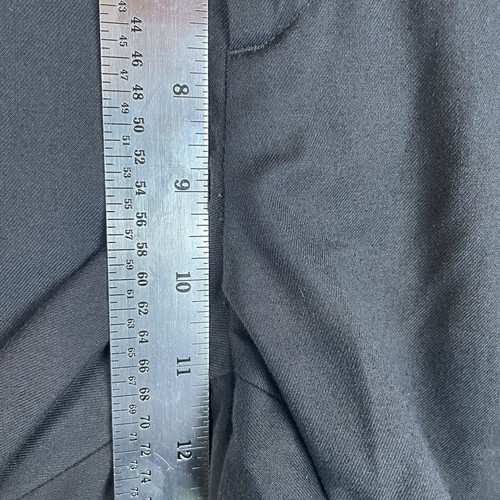 J. Farrar Slim Fit Dress Pants Mens 34x32 Black Flat Front Straight Stretch - Picture 8 of 10