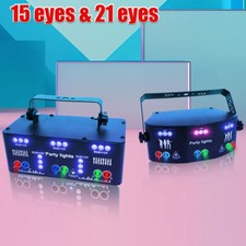 Party Lights 21 Led Stage Light Dj Disco Projector Strobe Effect Stage Laser RGB