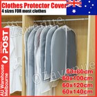 3x Dustproof Storage Bag Garment Dress Cover Suit Clothes Jacket Coat Protector