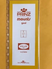 PRINZ STAMP MOUNTS 215/57 - U.S. PLATE BLOCKS WIDER MARGINS - WE HELP OUR VETS**