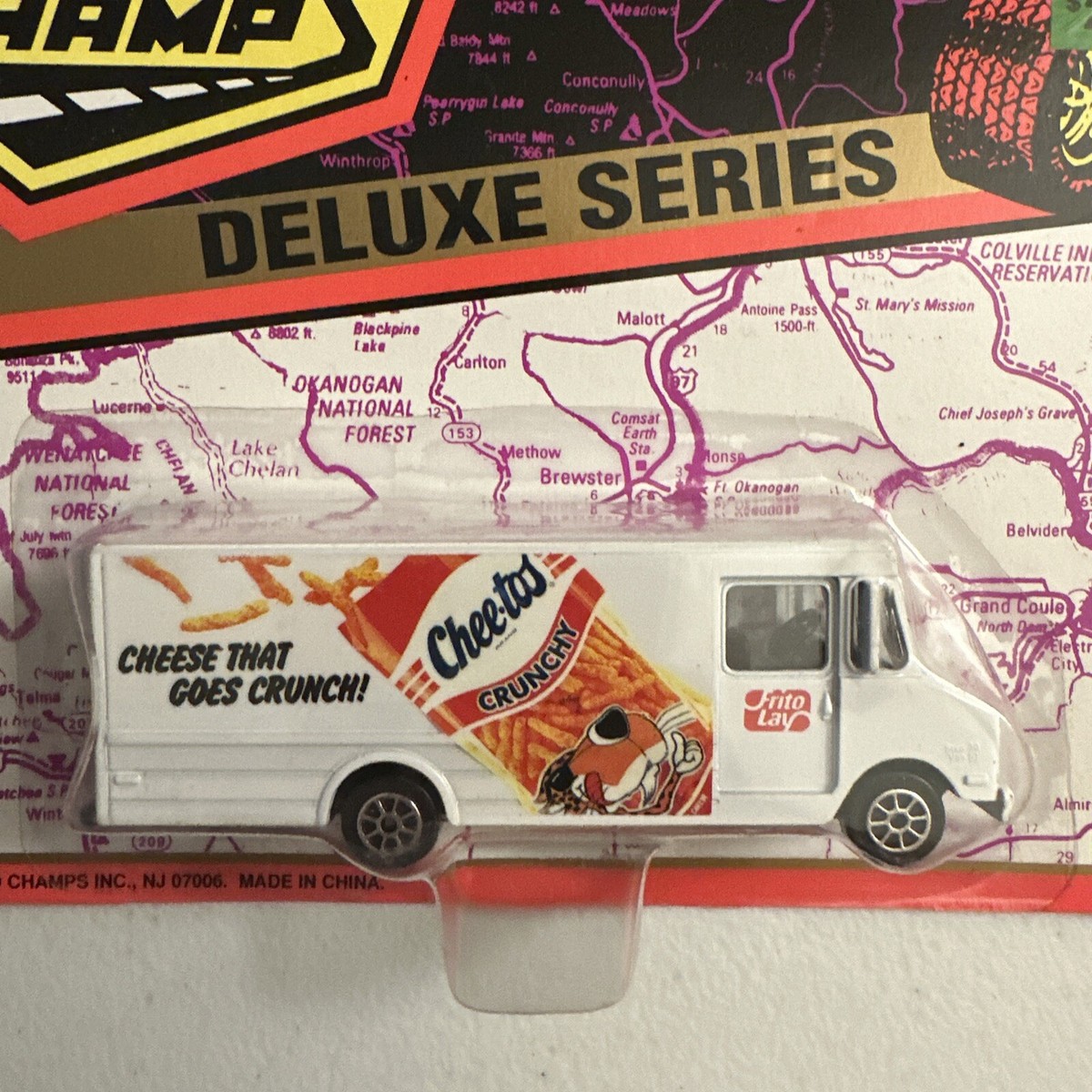 Vintage 90's Road Champs Deluxe Series Diecast Chee-tos Step Van